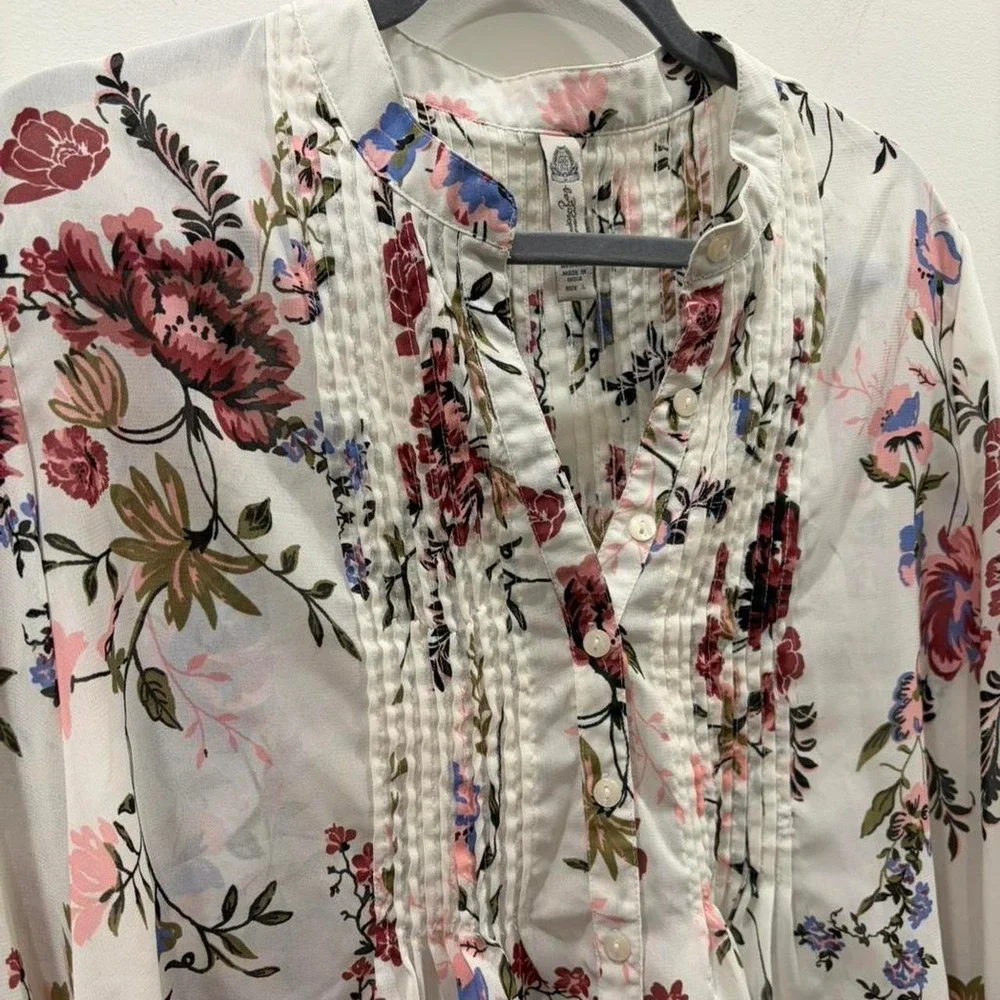 Handmade white floral